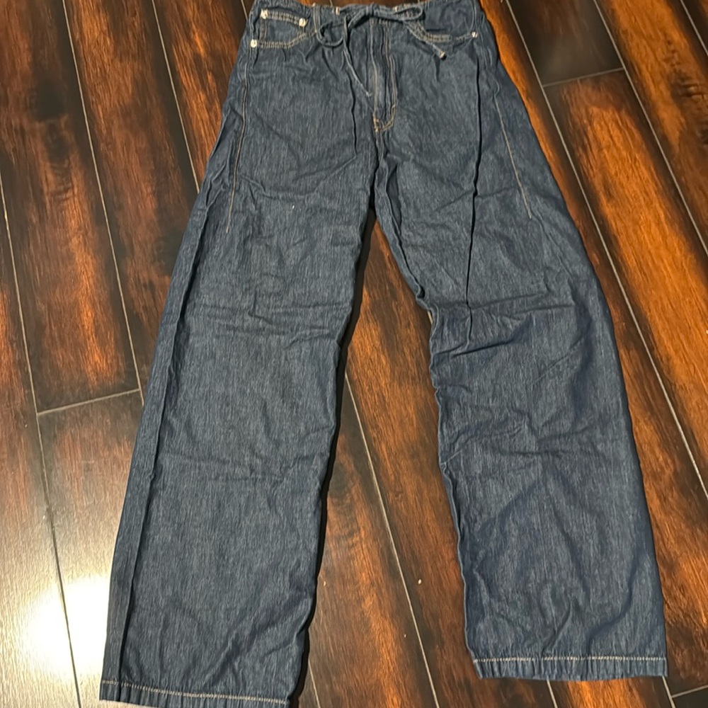 Zara light denim pant